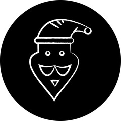 Christmas, New Year Vector Icon element, Isolated white background