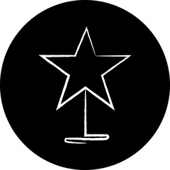 Christmas, New Year Vector Icon element, Isolated white background