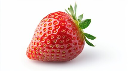 strawberry isolated on white background, clipping path, full depth of field, 