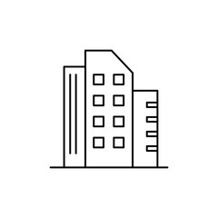 company icon, office building icon