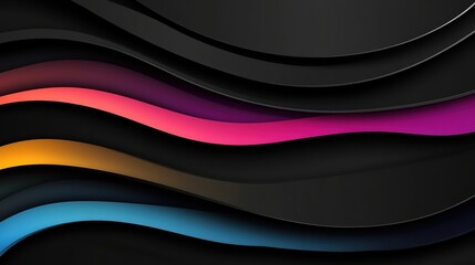 Fototapeta premium Simple ,minimalist ,black, yellow, background, Sporty, Black ,with, colors, Elegant, texture, background, wallpaper