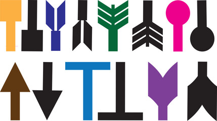 Arrow vectors eps icon design new butfull
