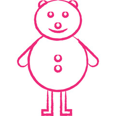 Christmas, New Year Vector Icon element, Isolated white background