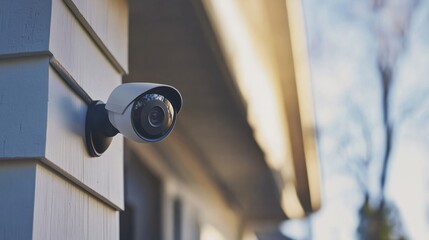 close up of home security camera device