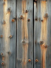 Fototapeta premium Close up of a wooden fence with rust