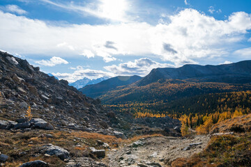 Lower Deception pass on a sunny Autumn day.