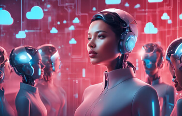 ai gegenereerd robot in superheld ijzer pak.futuristisch, modern illustratie. vernieuwend technologieën. Animales de dibujos animados bonitos estilo de arte 3D fondo bokeh pequeño ratón estilizado