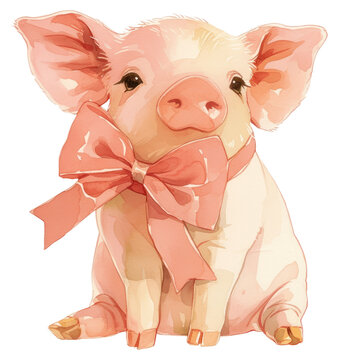 recommend clip art: PNG Coquette pig wildlife animal mammal.