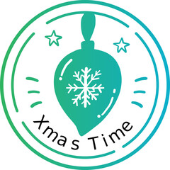  Christmas, New Year Vector Icon element, Isolated white background