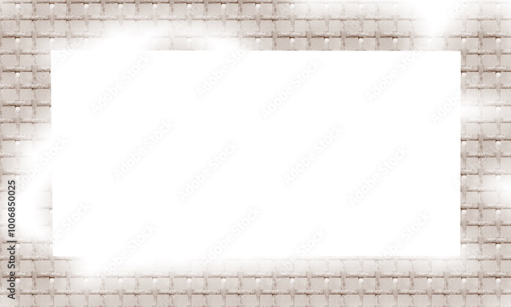 Aufkleber outline brick wall pattern frame with copy space for your text or design