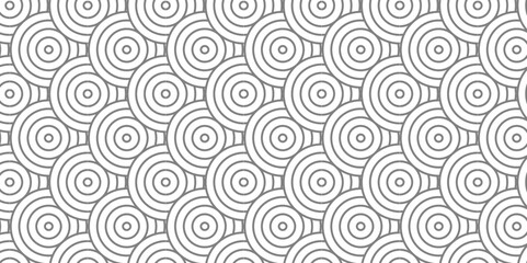 Overlapping Pattern Minimal diamond geometric transparent waves spiral and abstract circle wave line. seamless tiles stripe geometric create retro traditional fabric pattern white background.