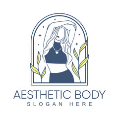 Floral Beauty Logo for Salon and Skin Care Products