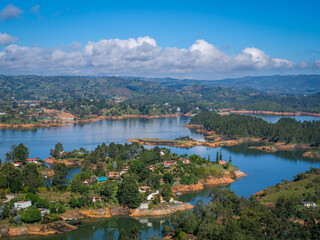 Site du Penon de Guatapé en Colombie
