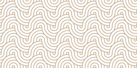 Overlapping wood color Pattern Minimal diamond geometric transparent waves spiral abstract circle wave line. seamless tiles stripe geometric create retro traditional fabric pattern white background.