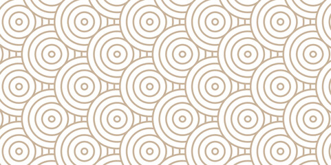 Overlapping wood color Pattern Minimal diamond geometric transparent waves spiral abstract circle wave line. seamless tiles stripe geometric create retro traditional fabric pattern white background.