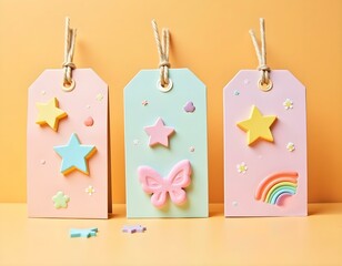 Cute and Creative Blank Paper Tags Artistic Reminder Notes for Every Occasion