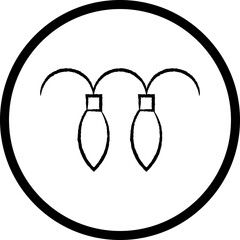  Christmas, New Year Vector Icon element, Isolated white background