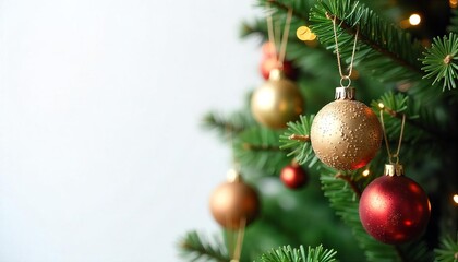 christmas tree with baubles