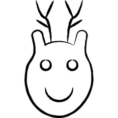  Christmas, New Year Vector Icon element, Isolated white background