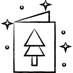  Christmas, New Year Vector Icon element, Isolated white background