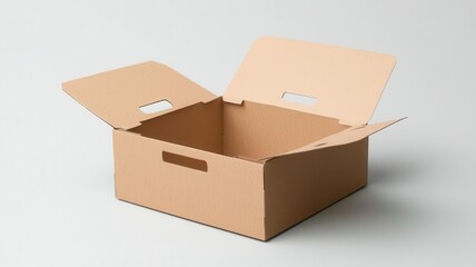 Flat-folding offset box with perforated tear lines, allowing for easy access and a clean, unmarked design   perforated tear lines, easy access
