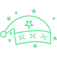  Christmas, New Year Vector Icon element, Isolated white background