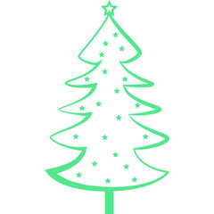  Christmas, New Year Vector Icon element, Isolated white background