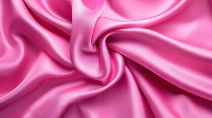 Fototapeta premium Gentle pastel pink fabric texture with a seamless gradient, perfect for a natural and calming background, softly lit