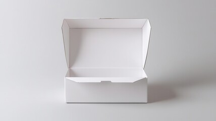 Offset box with a tear-open top, providing convenient access while maintaining a clean, unmarked surface   tear-open box, convenient packaging