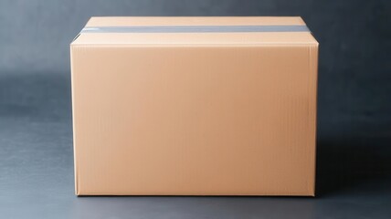 Plain offset box with reinforced side panels for added strength, offering a sleek and simple design   reinforced panels, strong packaging