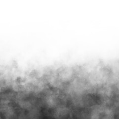 Realistic smoke fog or cloud overlay