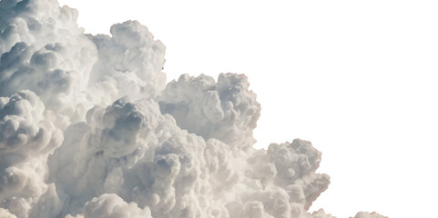 Realistic vector cutout clean white cloud transparent backgrounds special effect. Concept of storm and cloudscape. Fog or cloud on an isolated transparent background.