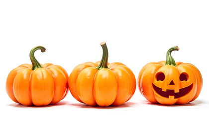 Obraz premium pumpkin isolated on white background