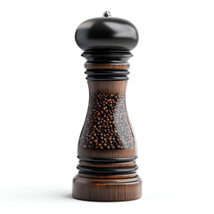Pepper grinder on a white isolated background