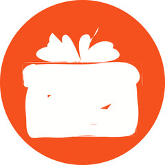 Christmas, New Year Vector Icon element, Isolated white background