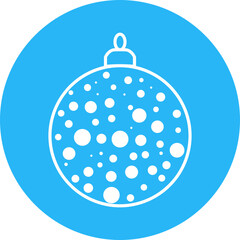 Christmas, New Year Vector Icon element, Isolated white background