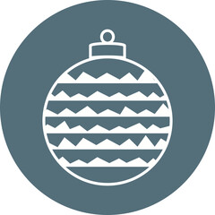 Christmas, New Year Vector Icon element, Isolated white background