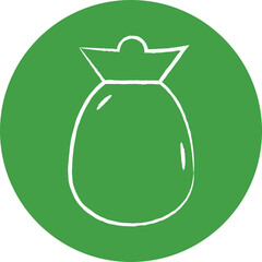 Christmas, New Year Vector Icon element, Isolated white background