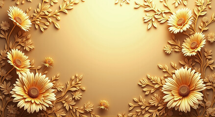 Obraz premium golden frame