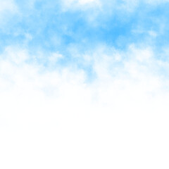  Blue fog smoke clouds overlay