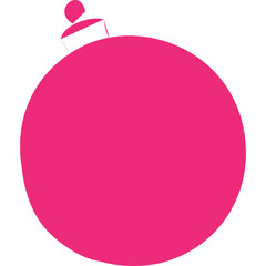 Obraz premium Christmas, New Year Vector Icon element, Isolated white background