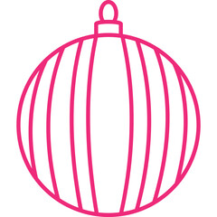 Christmas, New Year Vector Icon element, Isolated white background