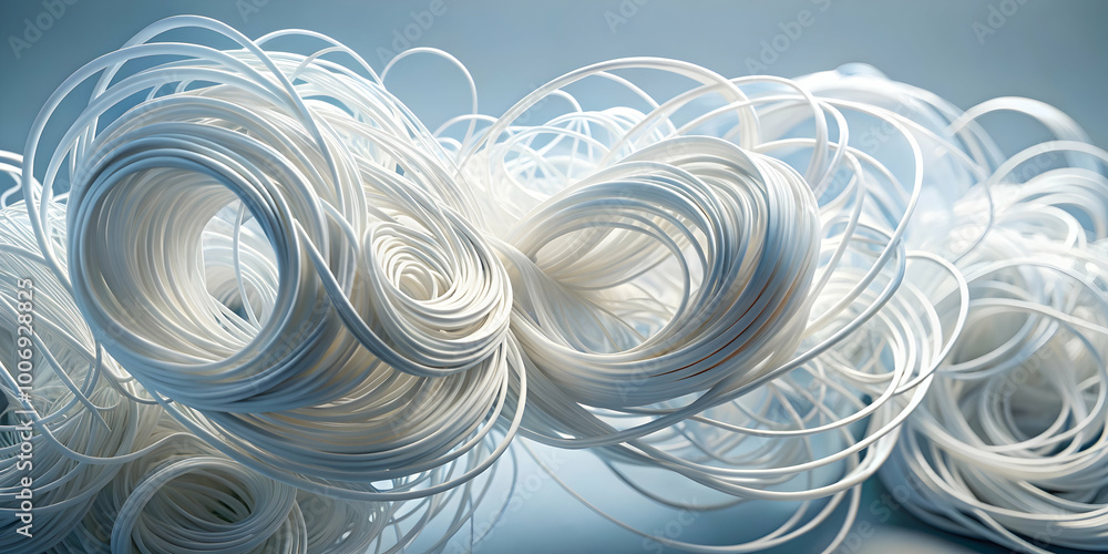 Poster abstract white lines abstract: a mesmerizing abstract composition of white lines swirling and intert