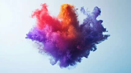 Fototapeta premium Vibrant Explosion of Color in the Sky