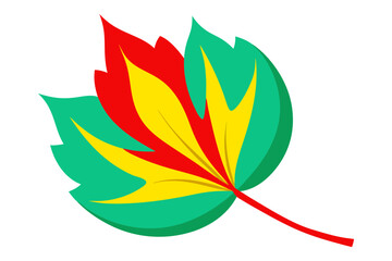 Curling Chestnut Leaf Vector Illustration in Stunning Detail for Nature Lovers and Art Enthusiasts
