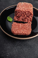 spam ham luncheon canned meat fresh meal food snack on the table copy space foodbackground rustic top view