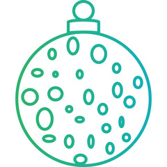 Christmas, New Year Vector Icon element, Isolated white background