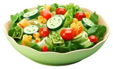 PNG Vegetable salad plate food.