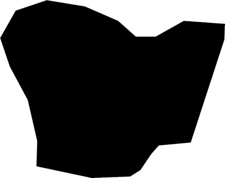 recommend clip art: Contour map of the state of Beirut, Lebanon. Graphic illustration on a transparent background with black region borders