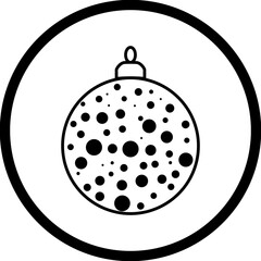 Christmas, New Year Vector Icon element, Isolated white background